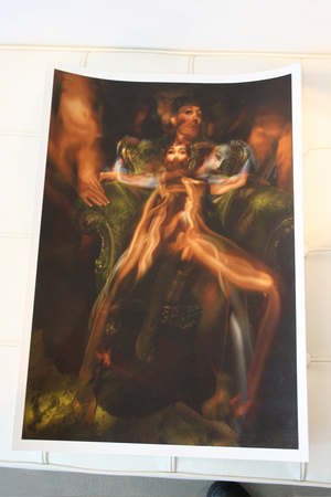 Erotique, 13" x 20" print on paper