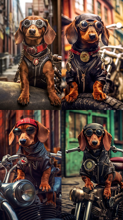 Roark_Dachshund_puppy_bad_boy_pirate_look_red_hair_standing_on__419ccf56-c6c6-4e04-a5fc-62946026a376