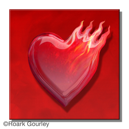 NEW BIG FLAME heart RED copy