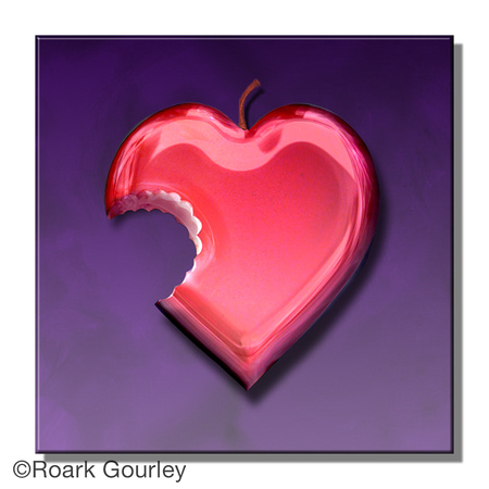 NEW BIG apple heart PURP copy