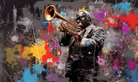 BIMBO GROVE Graffiti jazz trupet 1