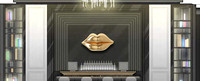 gold lips org shape