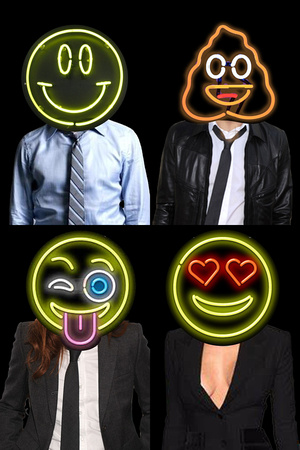 Emoji heads four 1