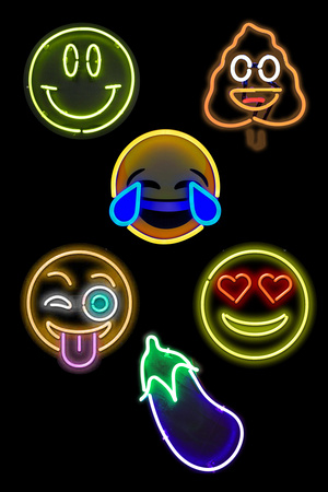 Emoji heads four 4 just EMOJIs 2