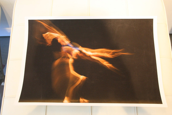 Dance Motion, 13" x 20" print on paper