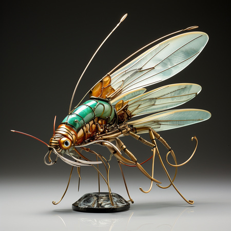 roarkg_Steampunk_4_foot_3d_sculpture_mounted_on_marble_base_fly_2035cf94-8ff0-4c48-b469-600a0440dae6