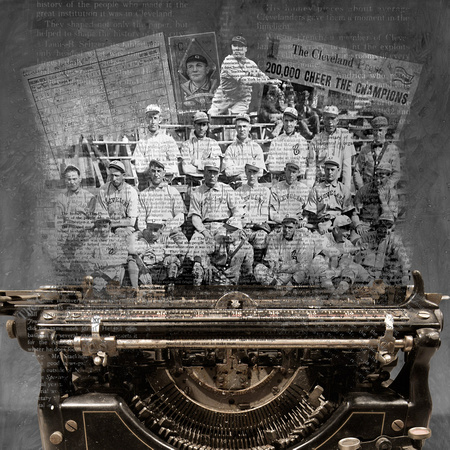 Cleveland baseball typewriter5