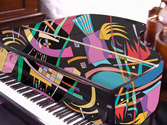 piano lid kandiski
